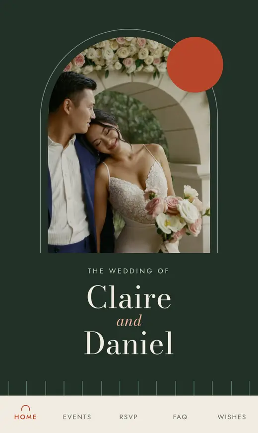 The Garden · Arch home screen for the sample couple